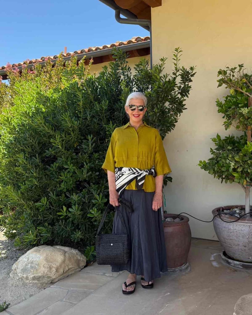 Black Maxi and the Zara Safari shirt