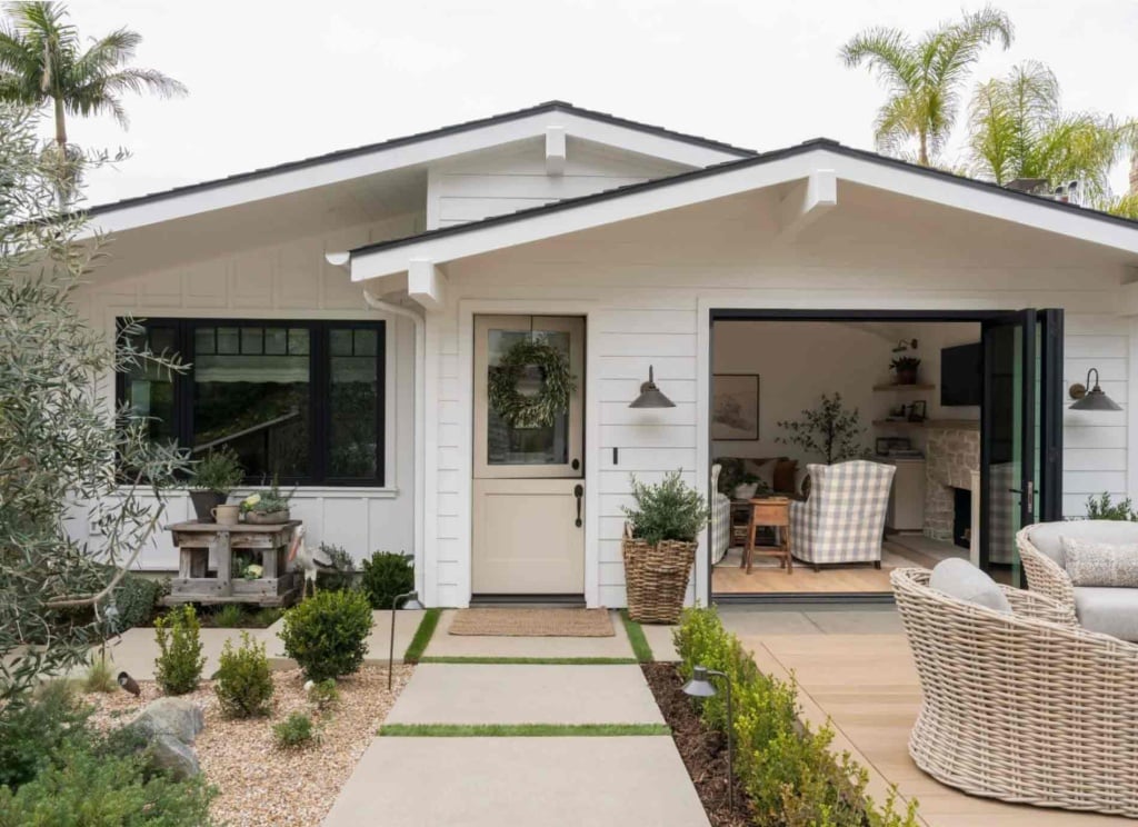 cardiff cottage exterior Erica Delorme Design