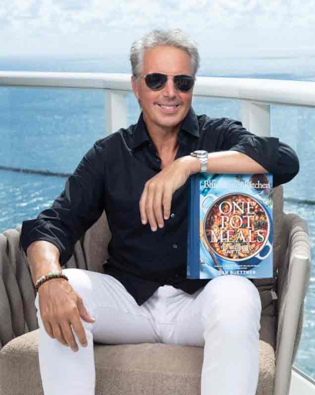 Blue Zones founder Dan Buettner with his book One Pot Meals