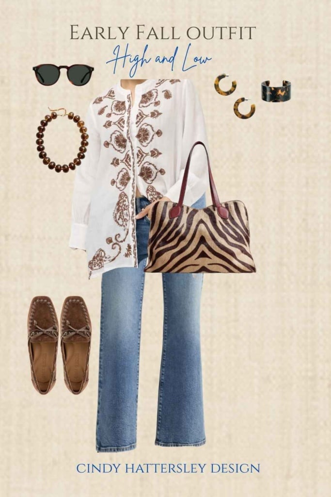 High and Low Brown Outfit of the Week