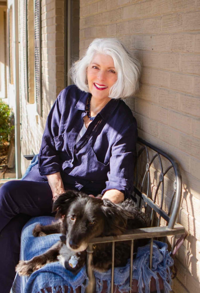 Kelli Enlow with her dog