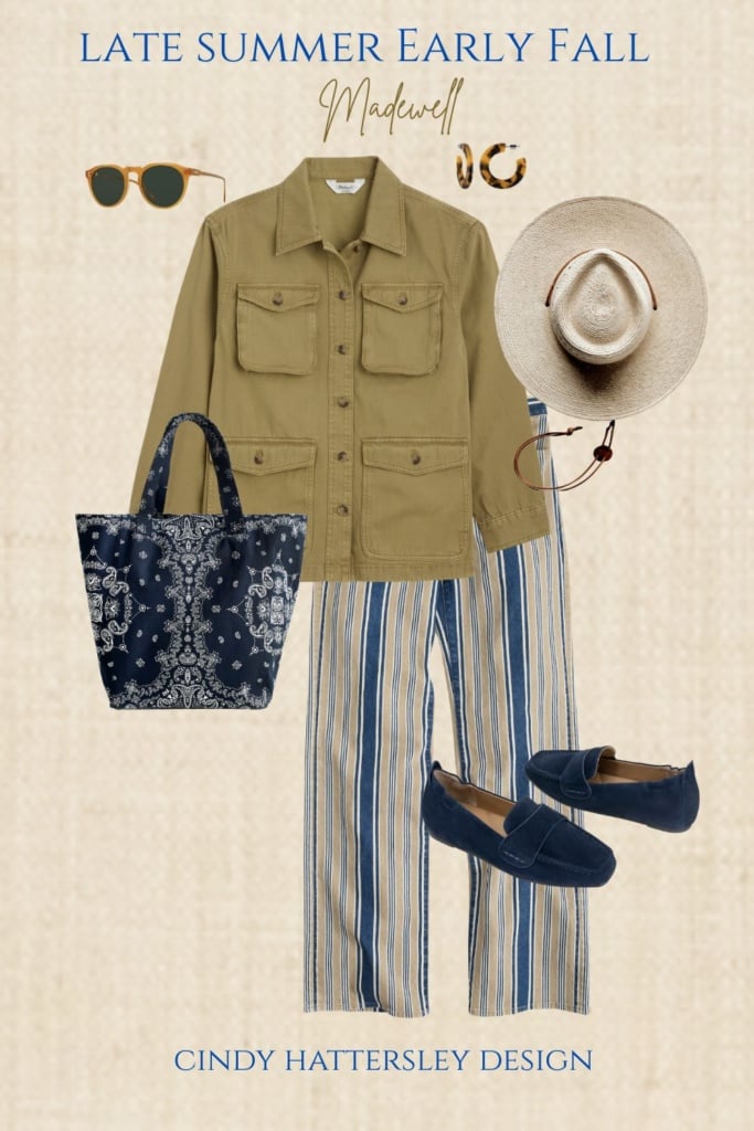 Outtfit of the Week Madewell French Ticking & Utility Jacket
