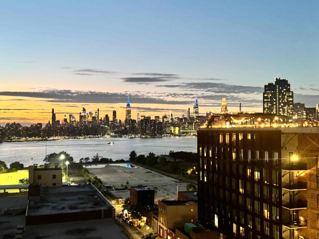 New York Skyline from Laser Wolf Brooklyn