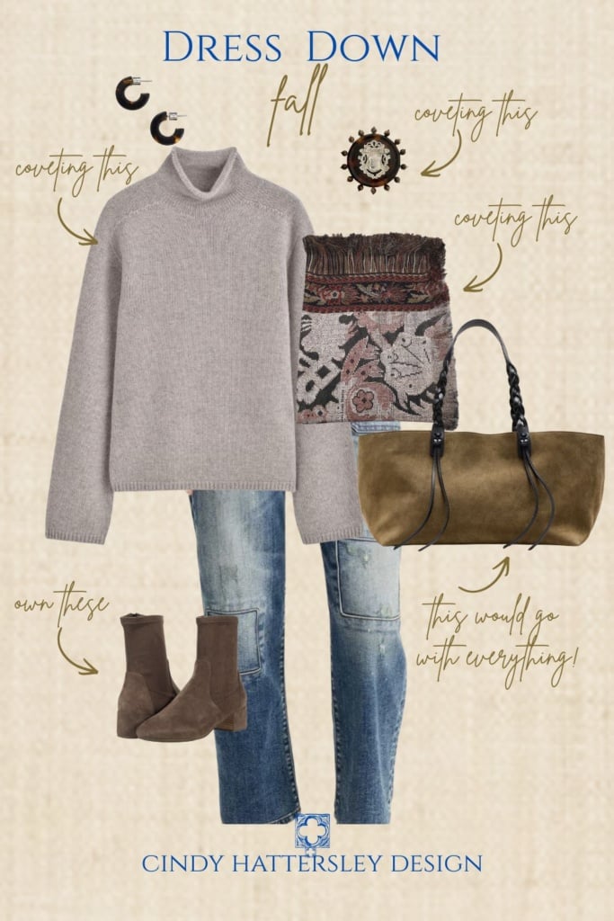 Outfit of the week Cashmere & PLM dressed down