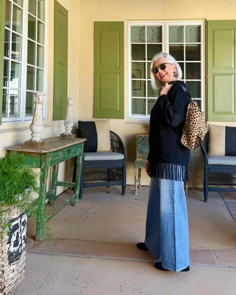 cindy hattersley in rails jacket parker thatch bag