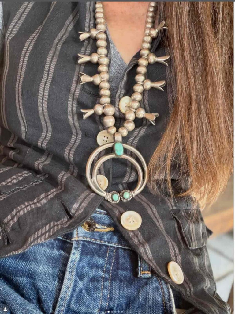 jill sharp weeks vintage squash blossom look
