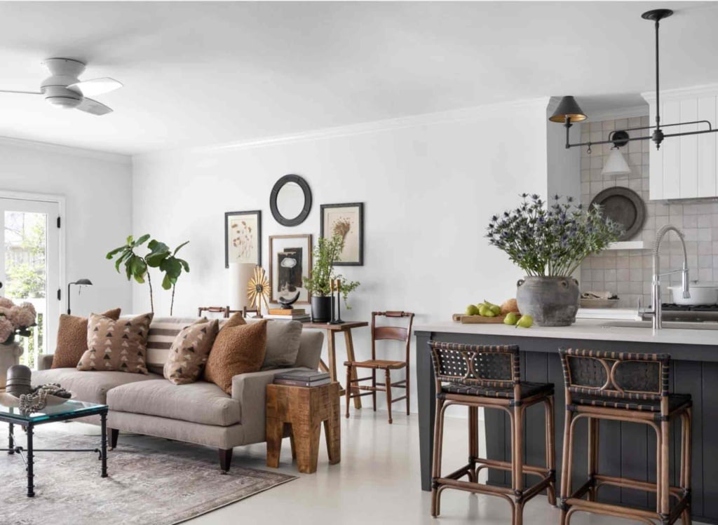 sherry hart kitchen family room project