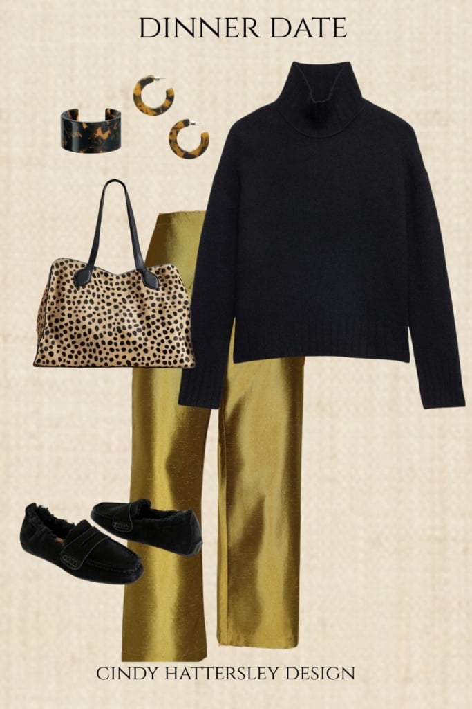Cashmere date night look