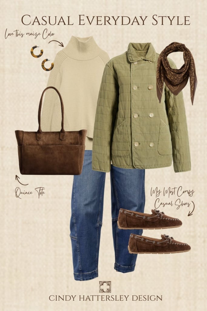 Frank and Eileen Quilted Jacket Look