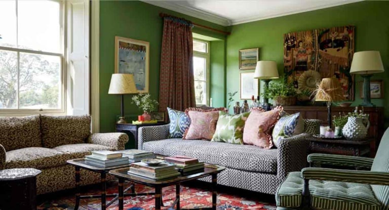 rita konig designed living space