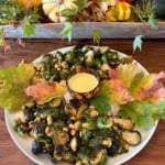 Roasted Brussel Sprouts with Soy Lime Dipping Sauce