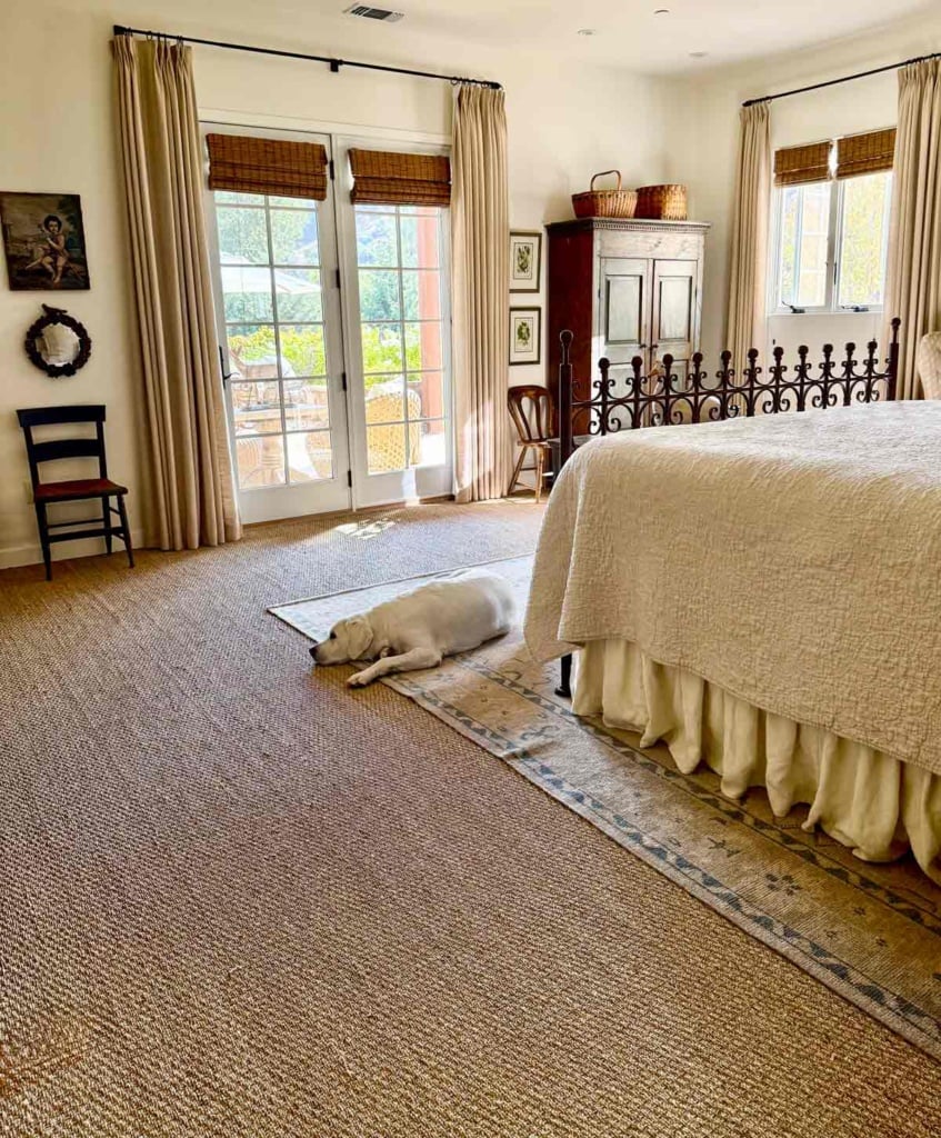 Primary Bedroom Cindy Hattersley Paso with dog Scout