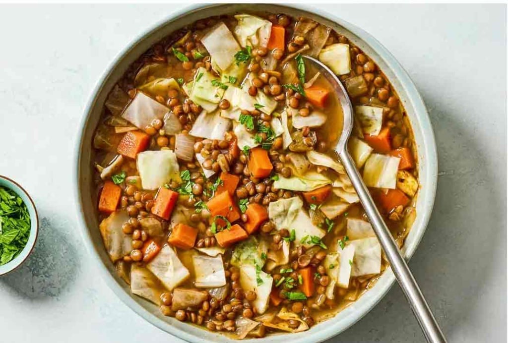 Eating Well Cabbage Lentil Soup