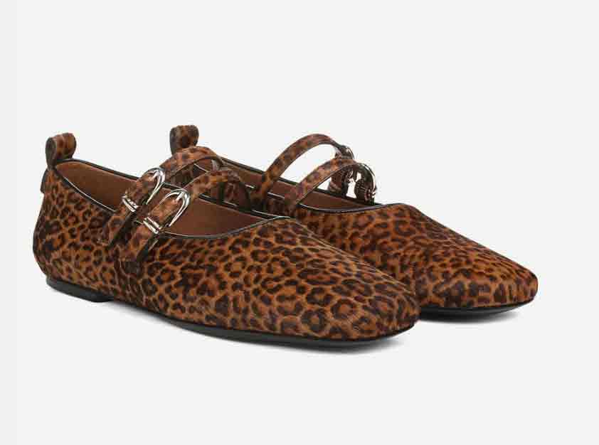 Naturalizer leopard mary janes
