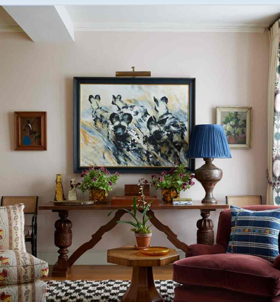 Rita Konig designed living space
